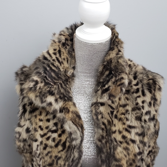 Sale Adrienne Landau Animal Print Vest - Picture 3 of 12